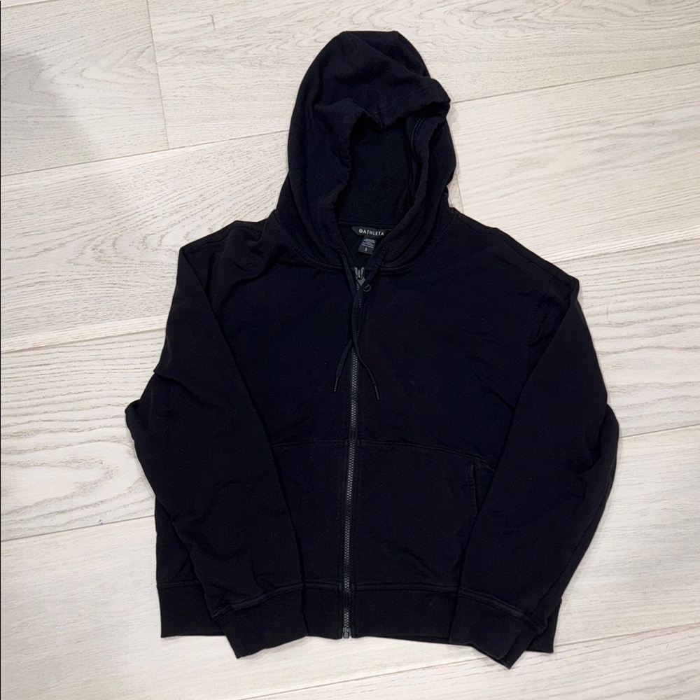 Athleta Midnight Zip-Up Hoodie